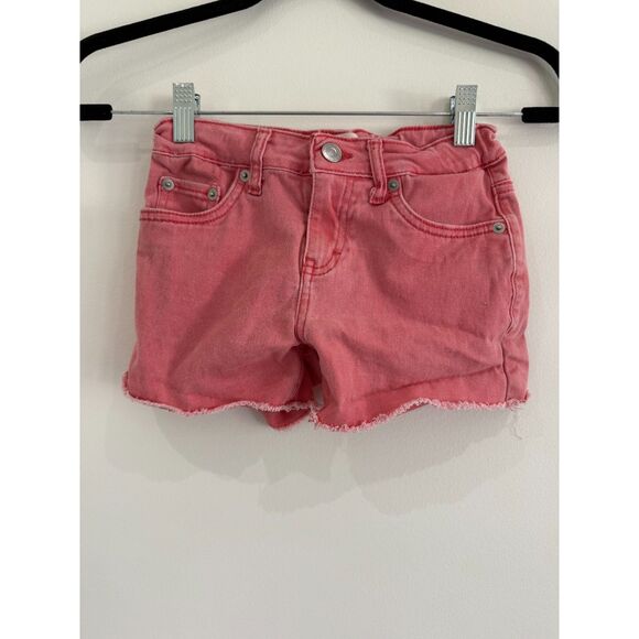 Levi's Girlfriend Shorts - Pink Denim Shorts - Girls Size 8 - EUC - Picture 1 of 4